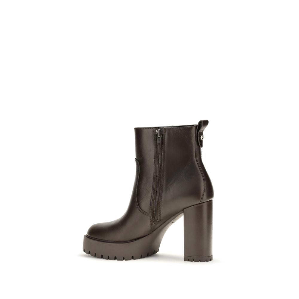 PINKO Clara 01 brown calf leather ankle boots