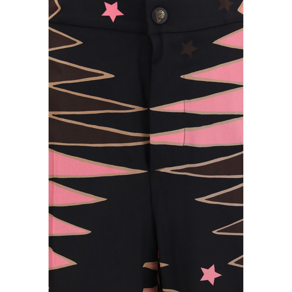 Emilio Pucci Multicolor Silk Crêpe de Chine Pants