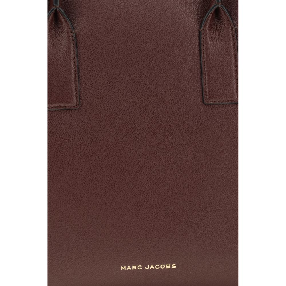 Brown Marc Jacobs The Work Tote Pop J Marc calf leather tote/shoulder bag