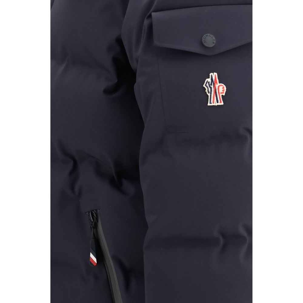 Blue Moncler Grenoble Montgetech ski jacket in polyamide