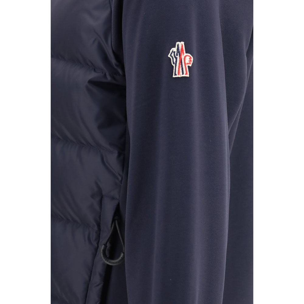 Moncler Grenoble blue Polartec® zip-up sweatshirt