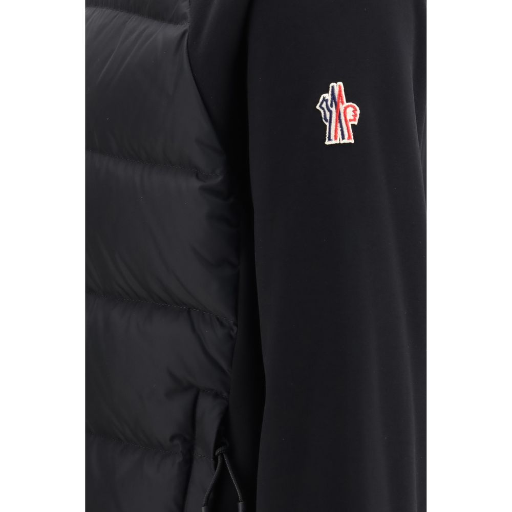Moncler Grenoble black polyester sweatshirt