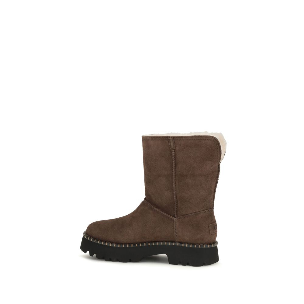 UGG brown suede flat boots