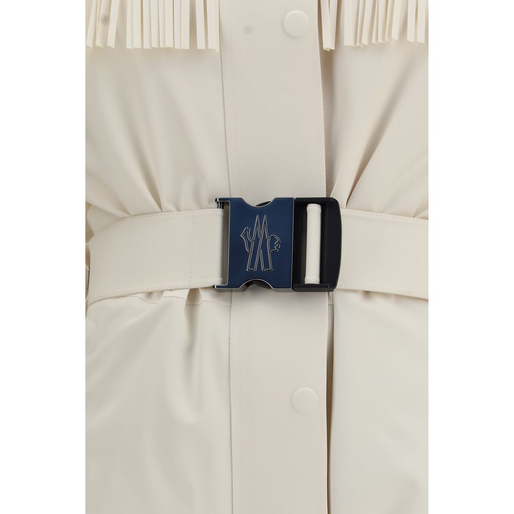 Moncler Grenoble white polyester ski suit