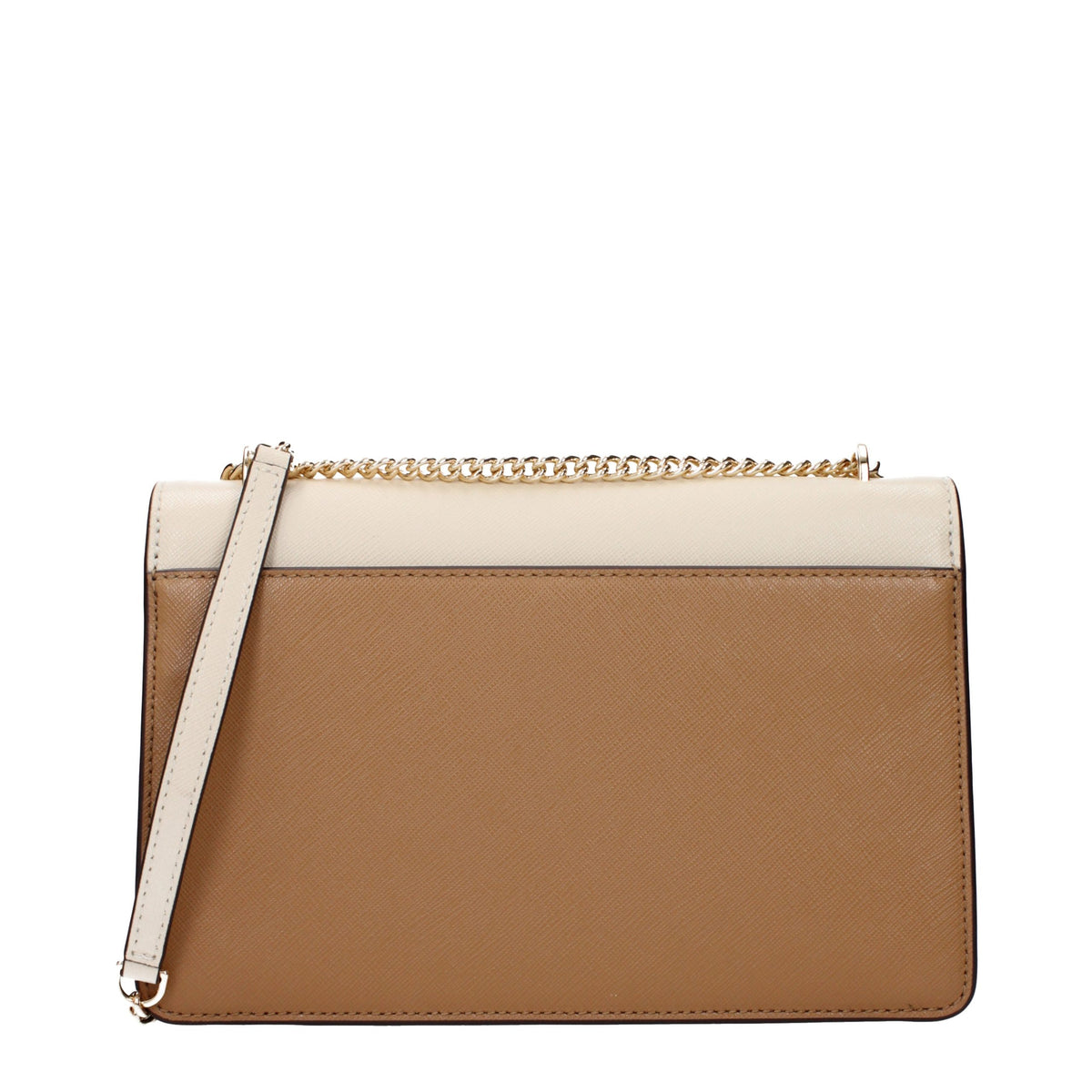 Beige Tory Burch leather crossbody bag