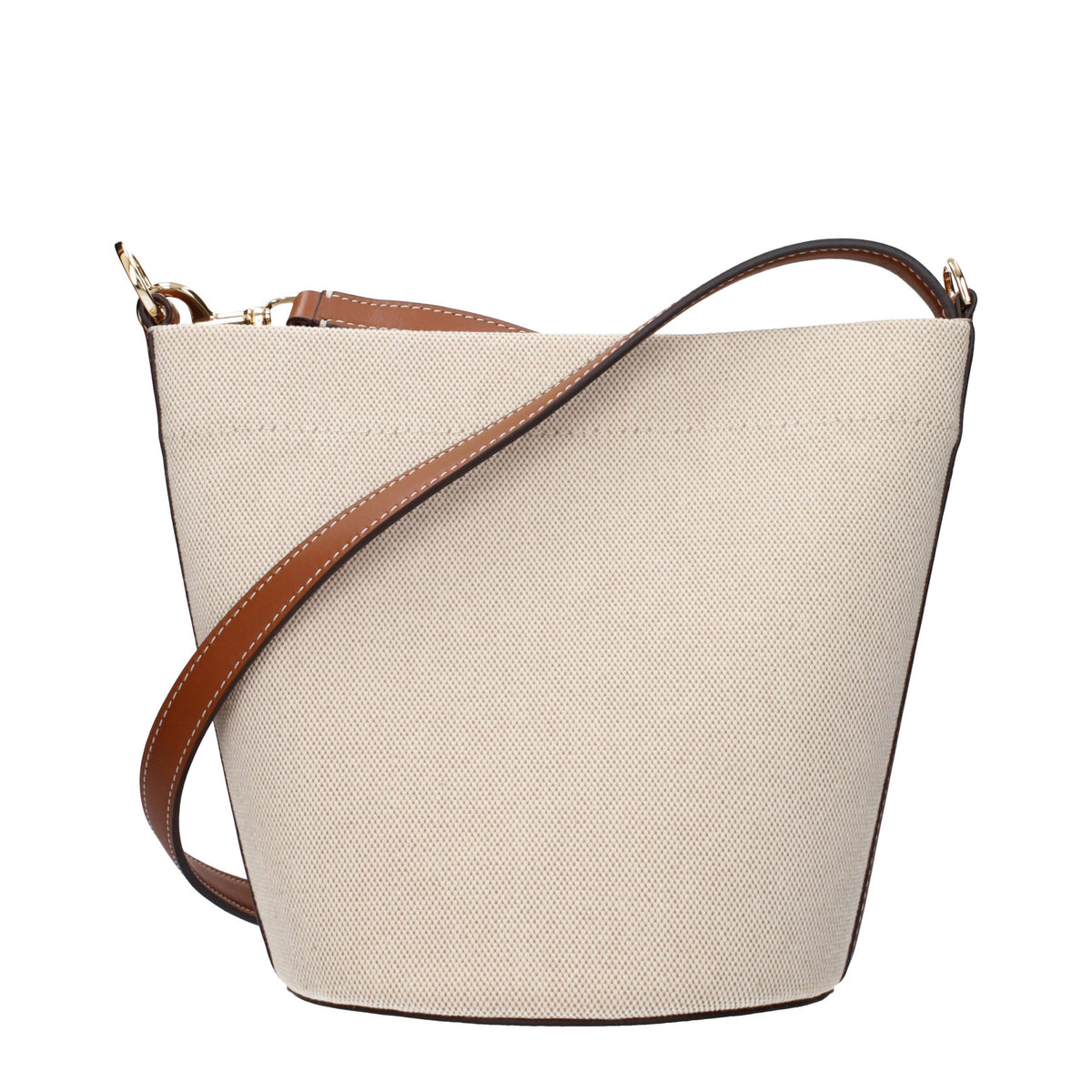 Tory Burch beige fabric crossbody bag
