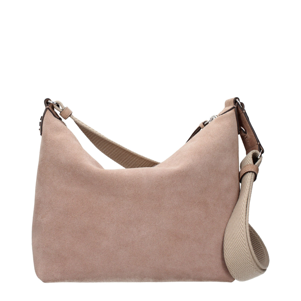 Tory Burch pink suede leather crossbody bag