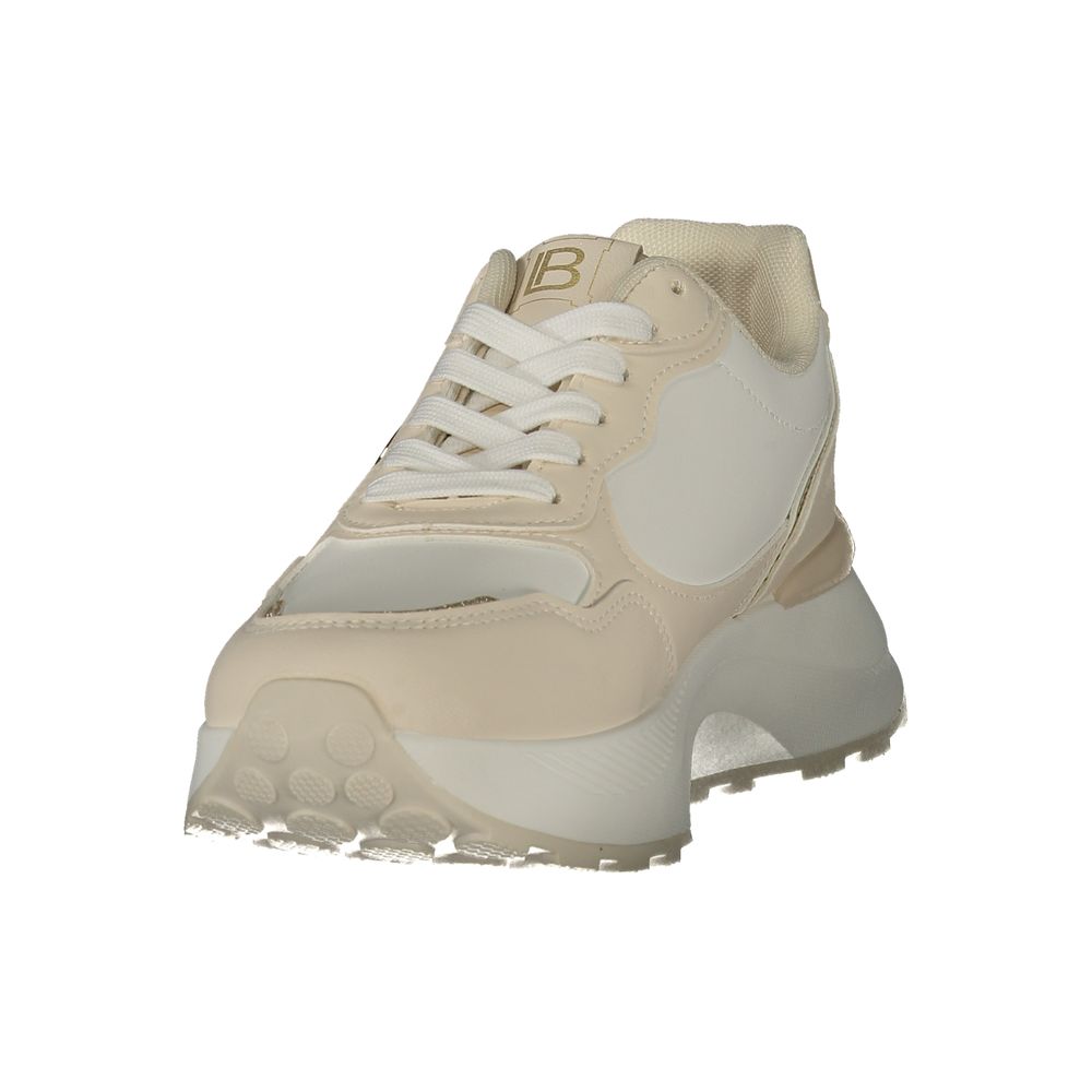 Laura Biagiotti Beige Polyurethane Female Sneaker