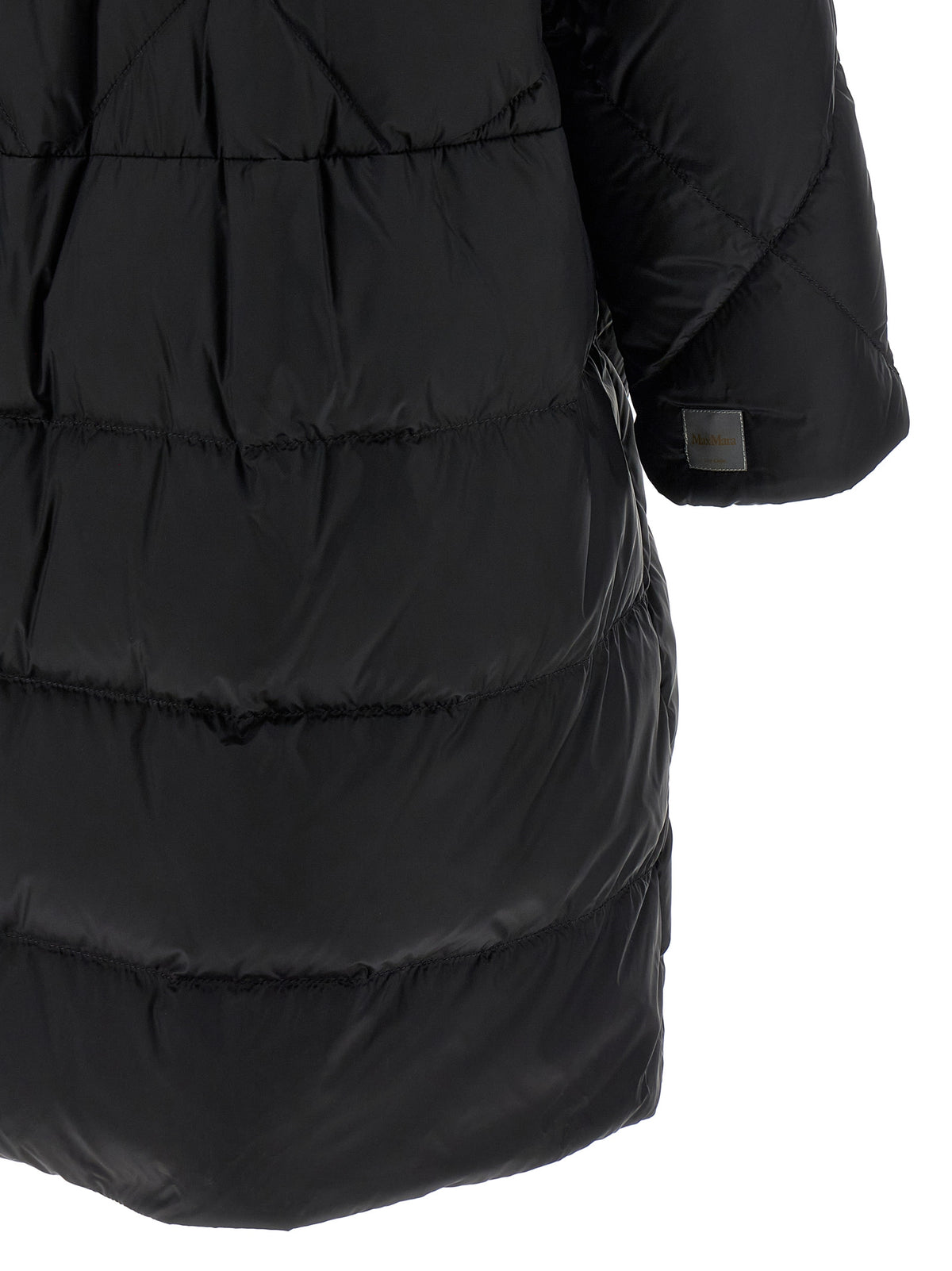 Max Mara The Cube Trefe black quilted jacket