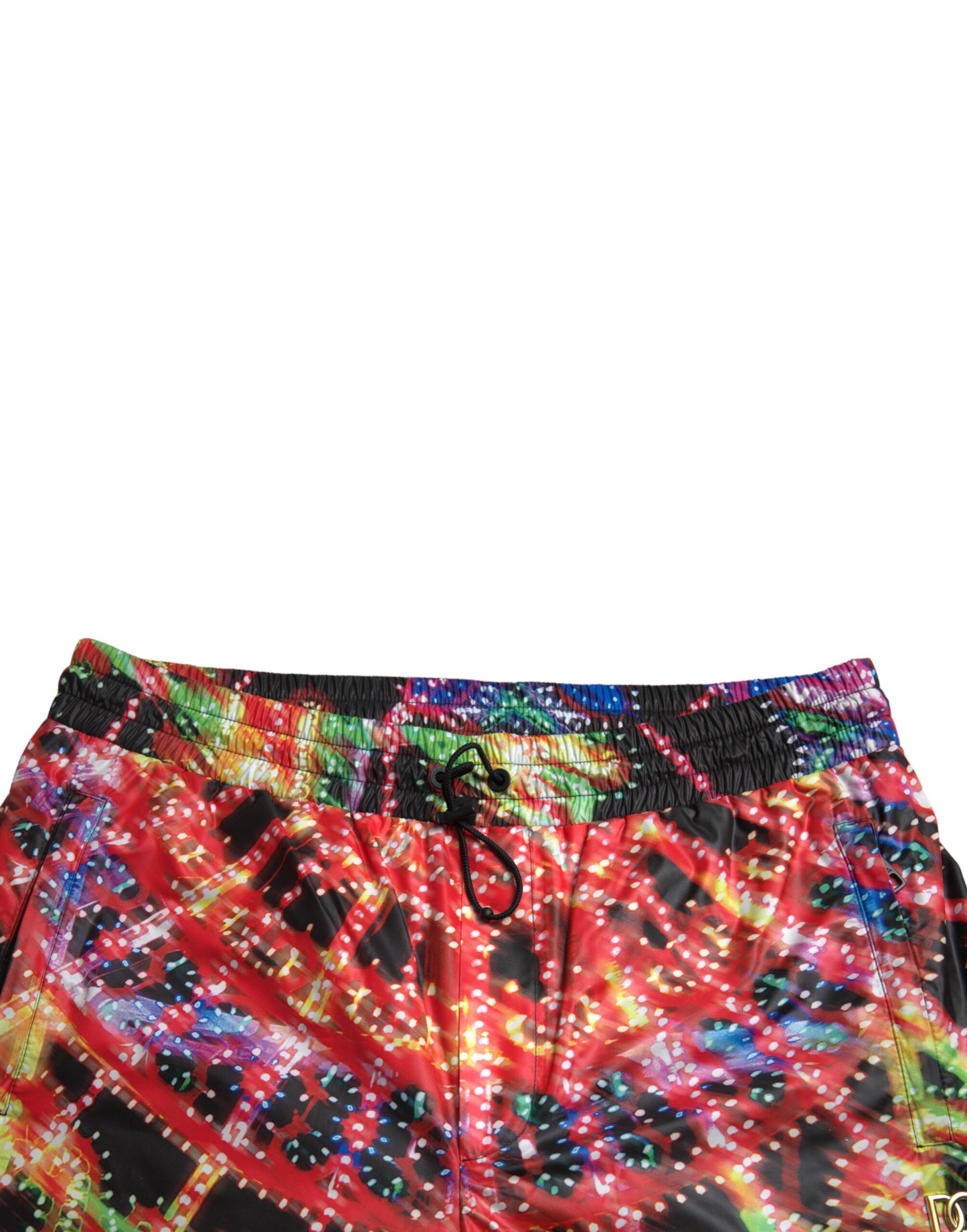Dolce & Gabbana Multicolor Luminaire Print Men's Bermuda Shorts