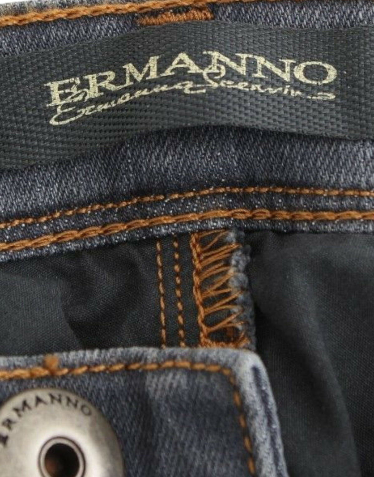 Ermanno Scervino gray cotton stretch jeans