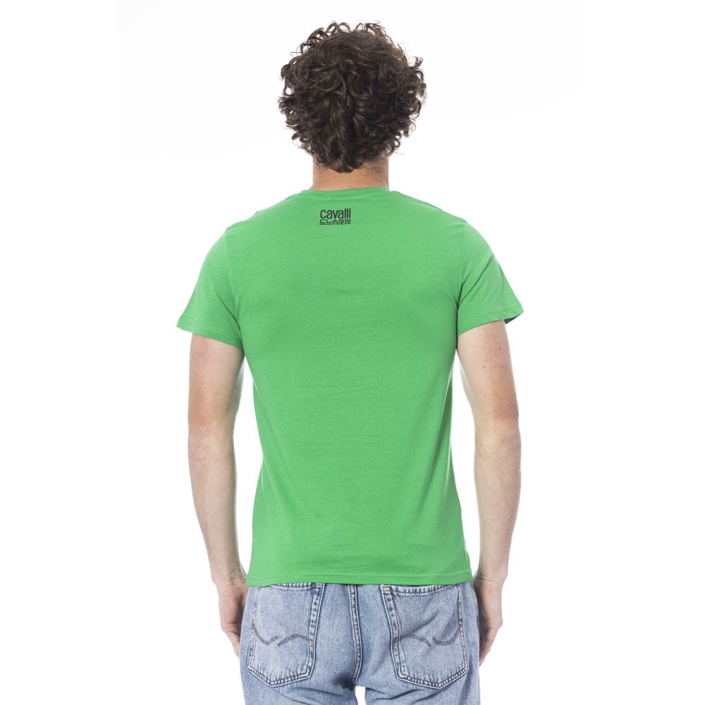 Green Cavalli Class cotton T-shirt