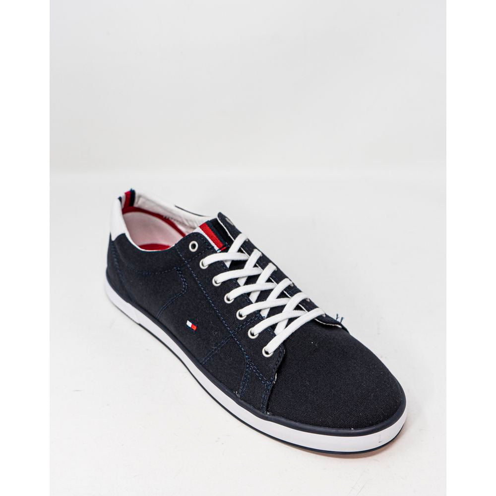 Tommy Hilfiger Blue Cotton Sneakers