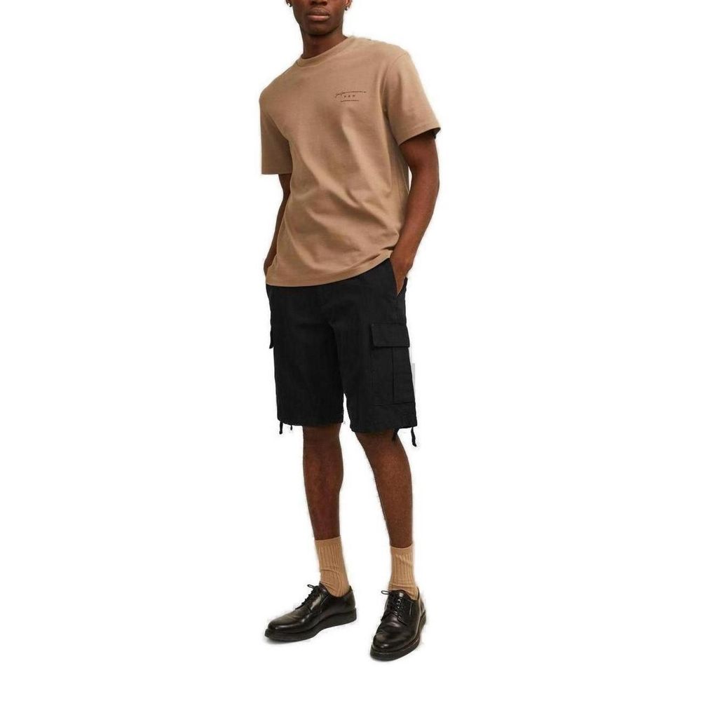 Jack Jones Black Cotton Shorts