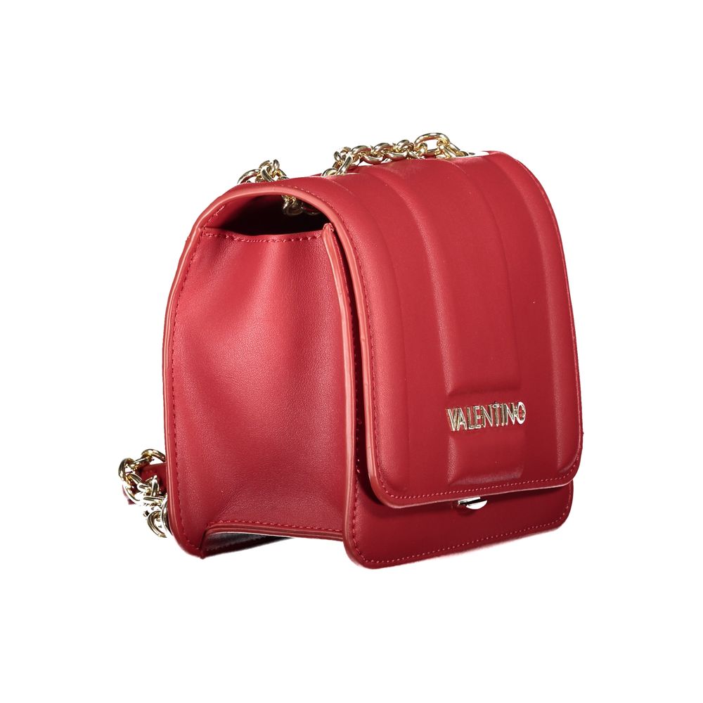 Mario Valentino Chain Crossbody Bag – Red