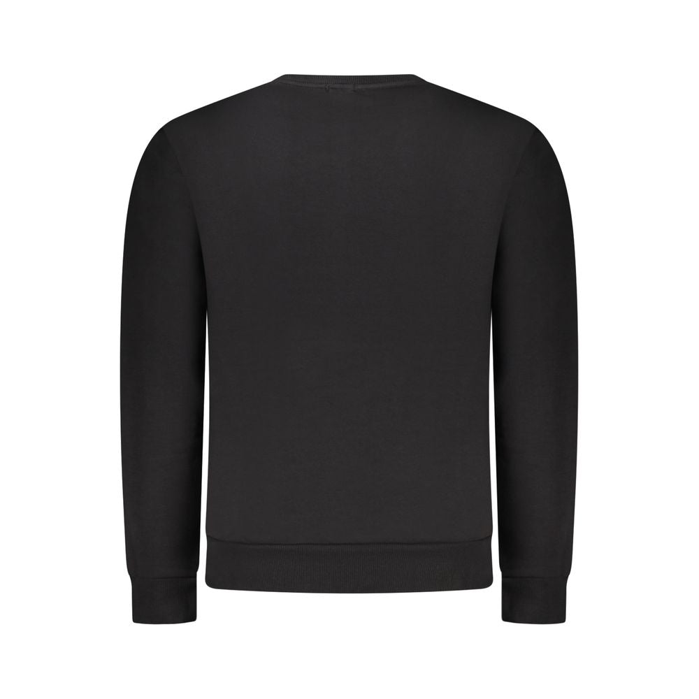Rifle Black Cotton Men's Crewneck Sweater
