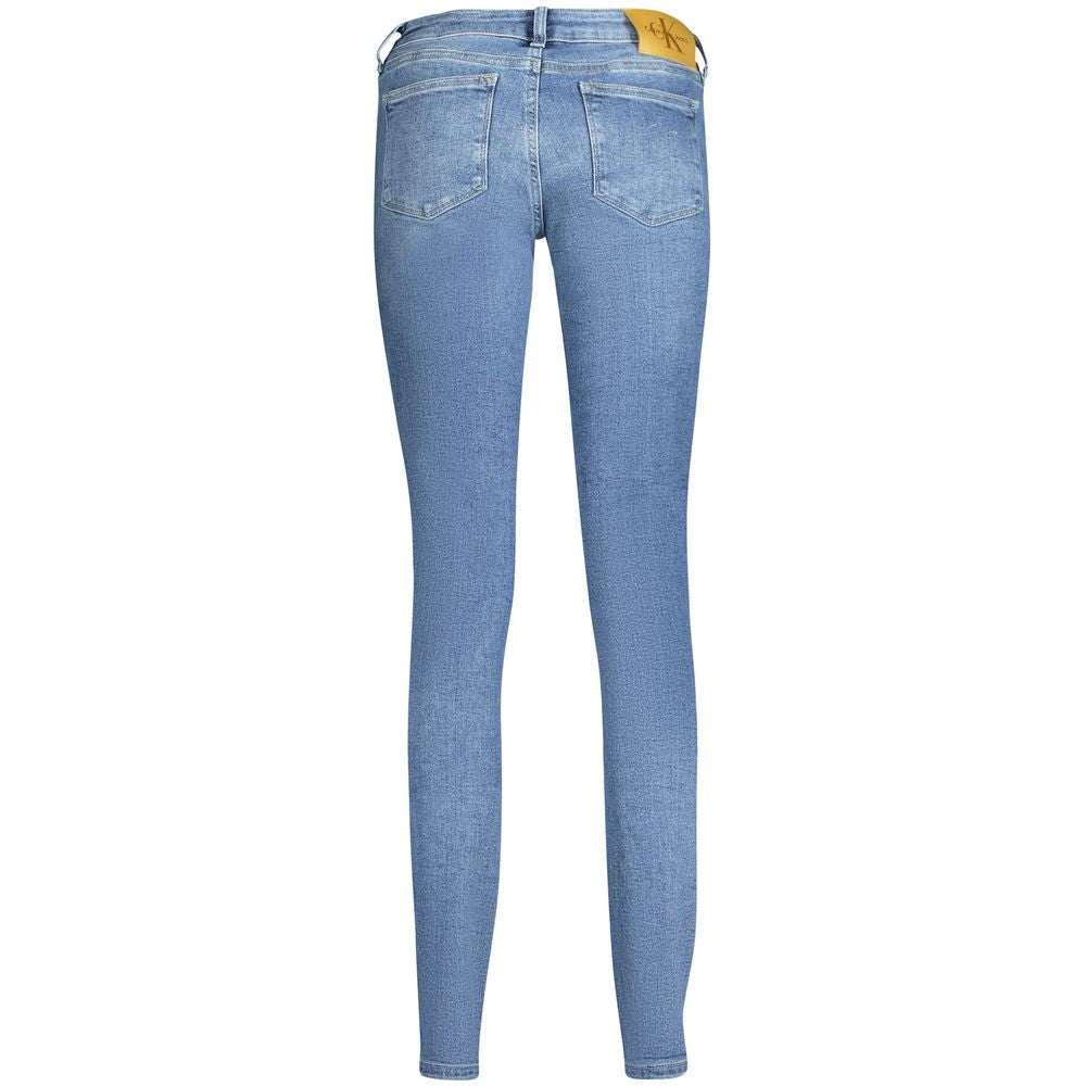 Calvin Klein Blue Cotton Jeans & Pant