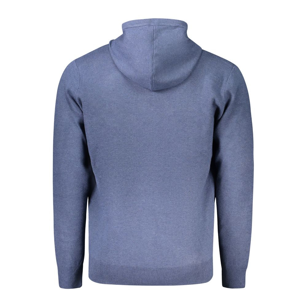 Norway 1963 Men's Hooded Cardigan – Blue