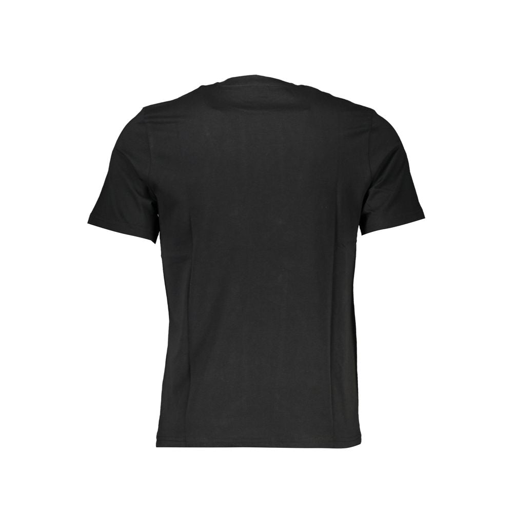 North Sails Black Cotton Men T-Shirt