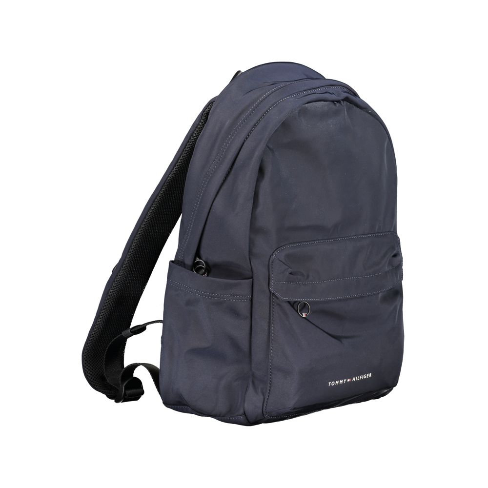 Tommy Hilfiger Blu Polyester Men Backpack