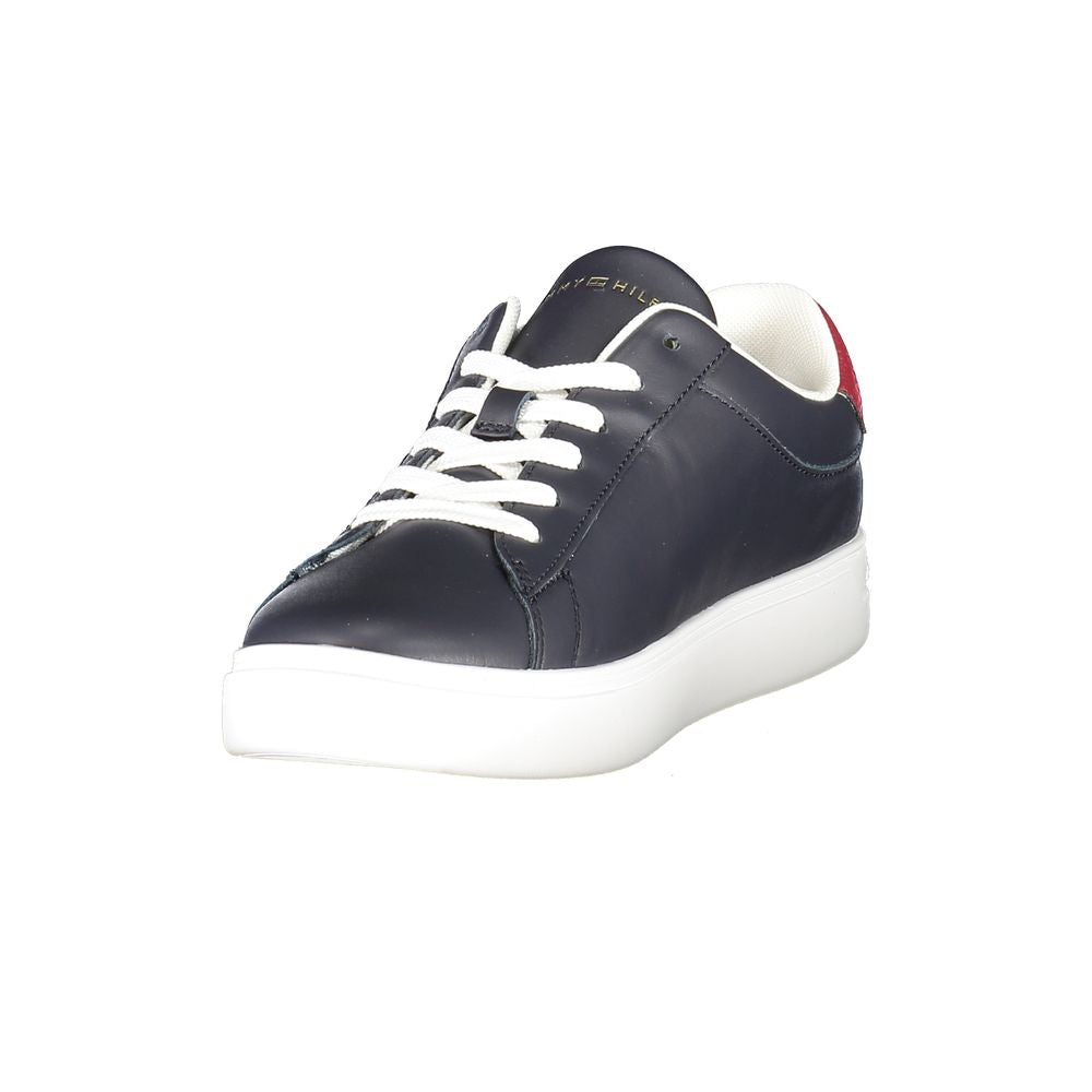 Tommy Hilfiger Blue Polyurethane Women Sneaker