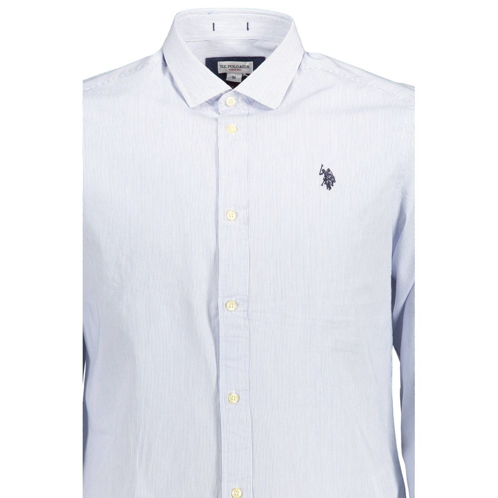 U.S. Polo Assn. Men's Slim-Fit Shirt – Light Blue
