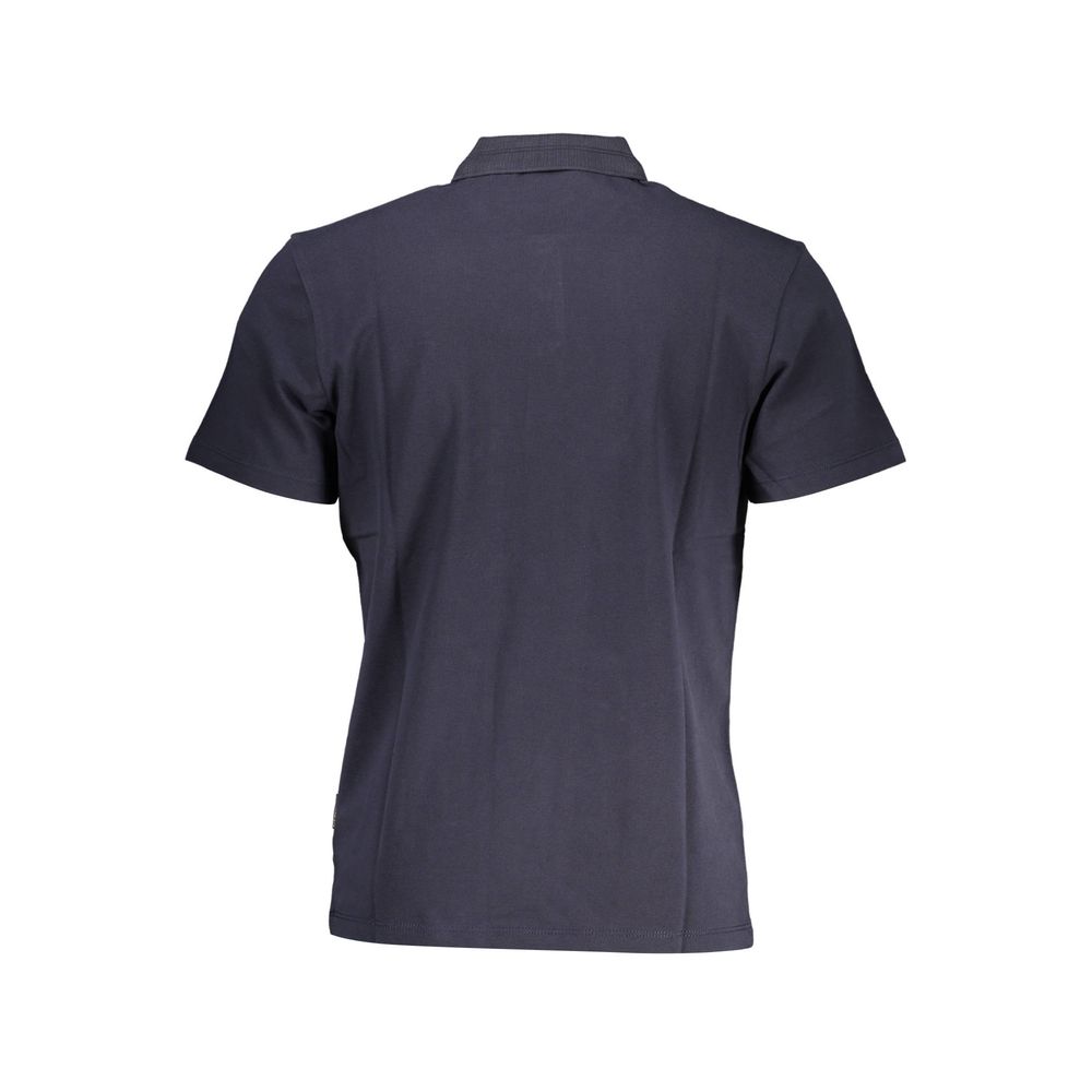 Napapijri Men's Cotton Polo Shirt – Blue