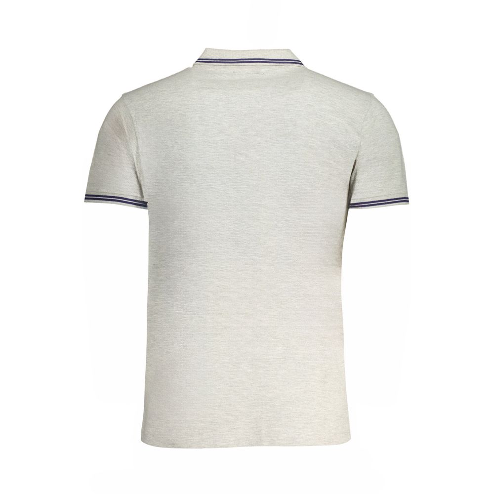 Cavalli Class Men's Cotton Polo Shirt – Grey