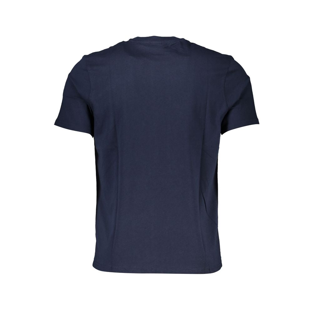 North Sails Blu Cotton Men T-Shirt