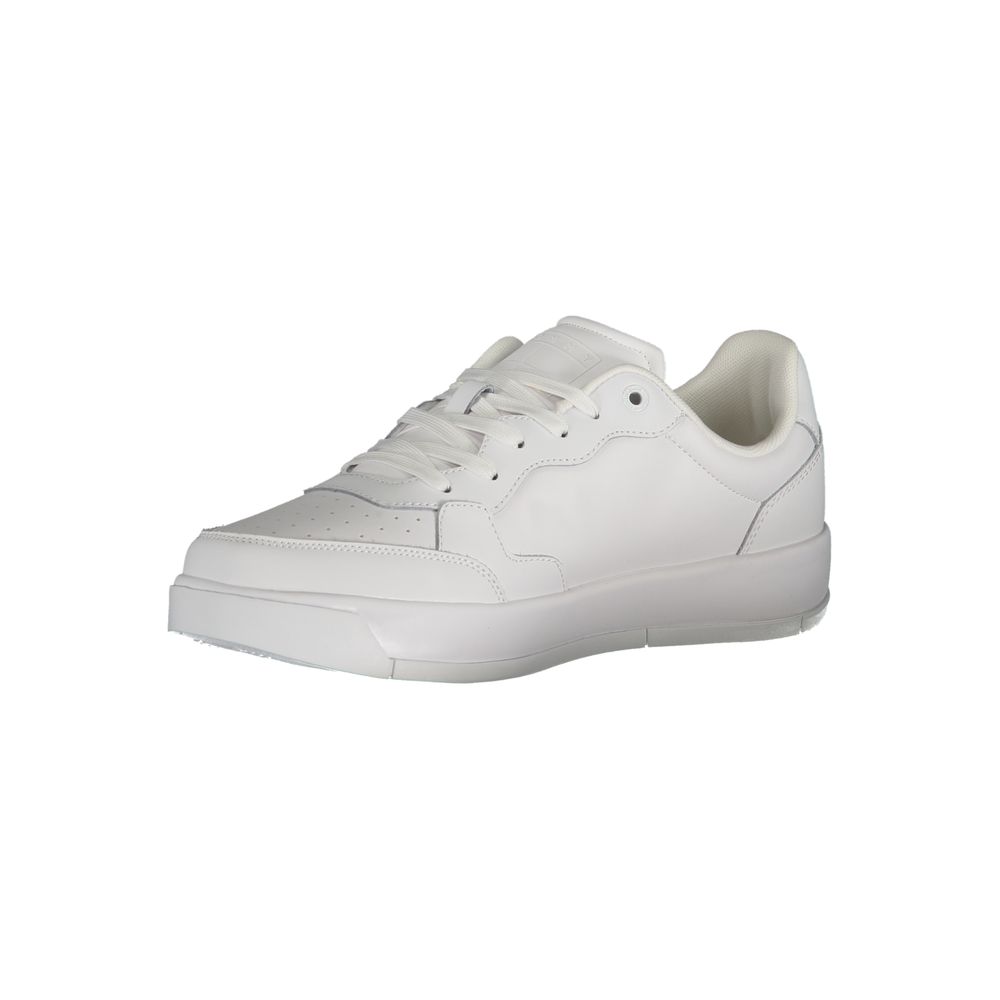 Tommy Hilfiger White Polyethylene Men Sneakers
