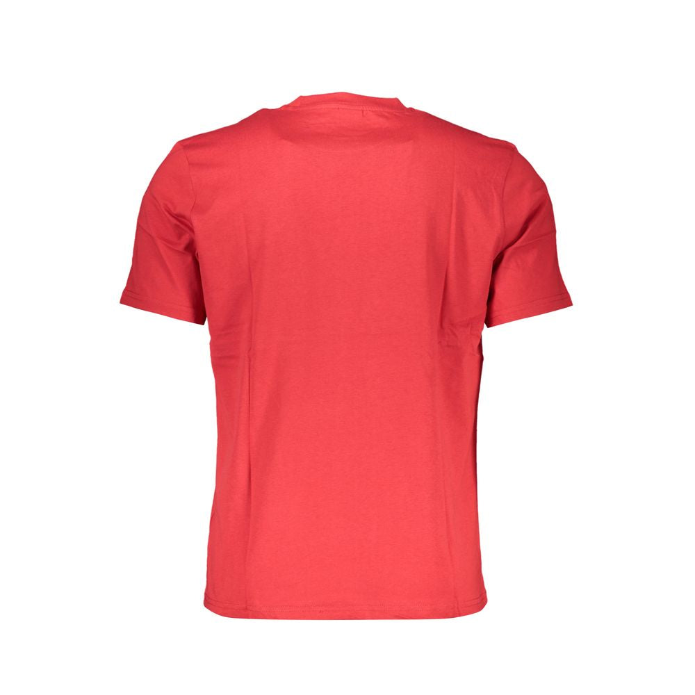 North Sails Men's T-Shirt with Logo Appliqué – Red