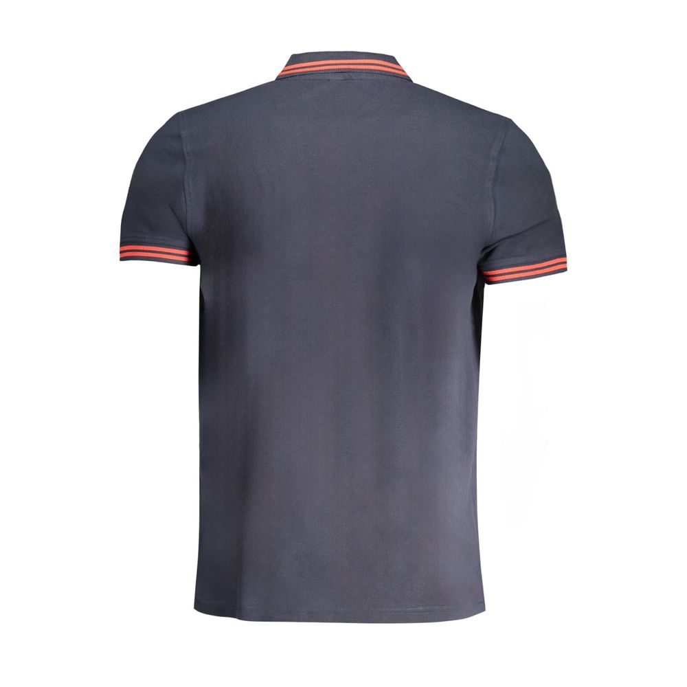 Cavalli Class Men's Cotton Polo Shirt – Blue