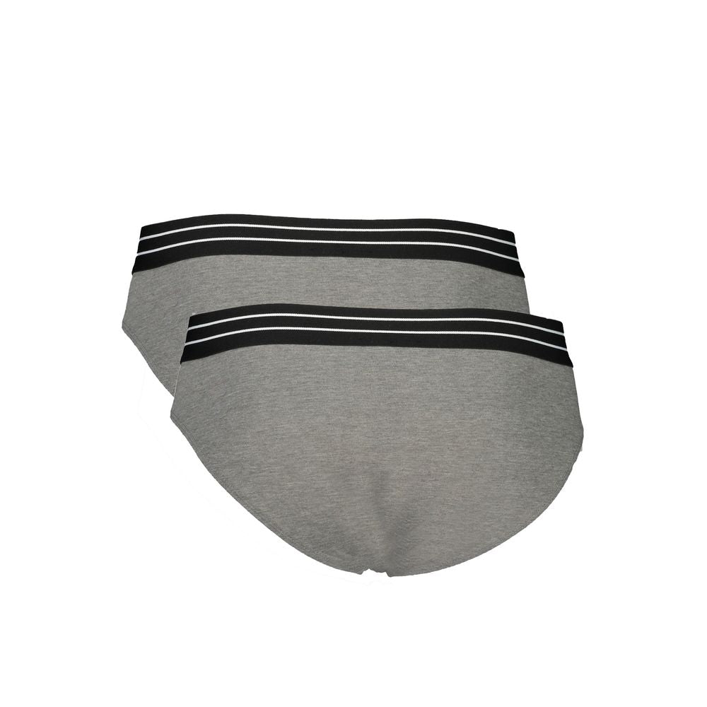 Cavalli Class Men's Briefs, 2-Pack – Grey