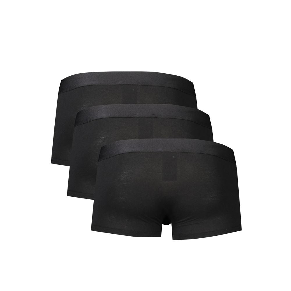 Bikkembergs Black Polyester Men's Boxer Briefs