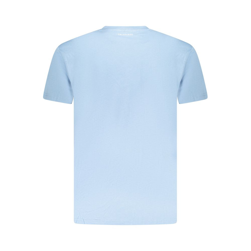 Trussardi Light Blue Cotton T-Shirt