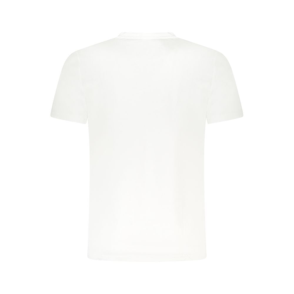 Cavalli Class Bianco Cotton Men T-Shirt