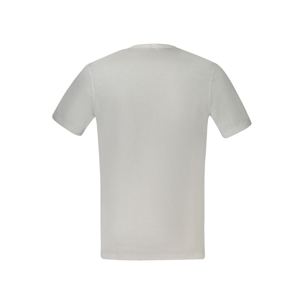 White BOSS cotton T-shirt for men