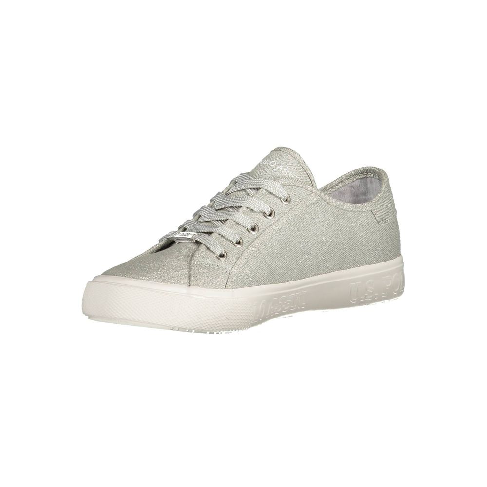 U.S. POLO ASSN. Argento Polyester Women Sneaker