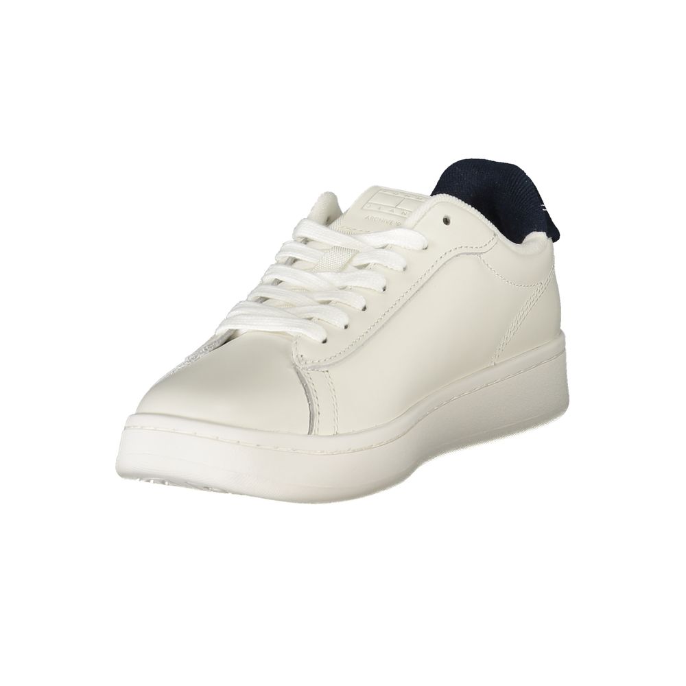 Tommy Hilfiger White Leather Women Sneakers