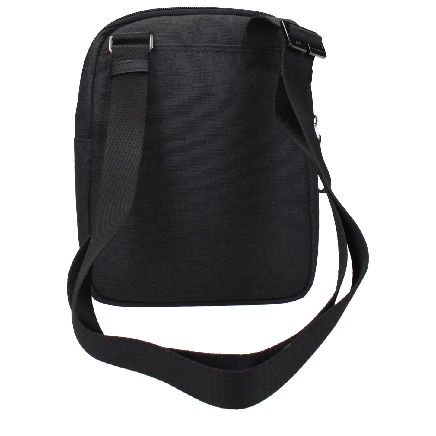 Piquadro Black Fabric Crossbody Bags