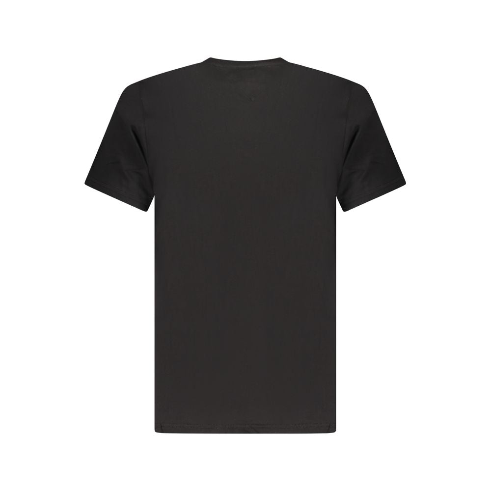 Tommy Hilfiger Black Cotton Men's T-Shirt
