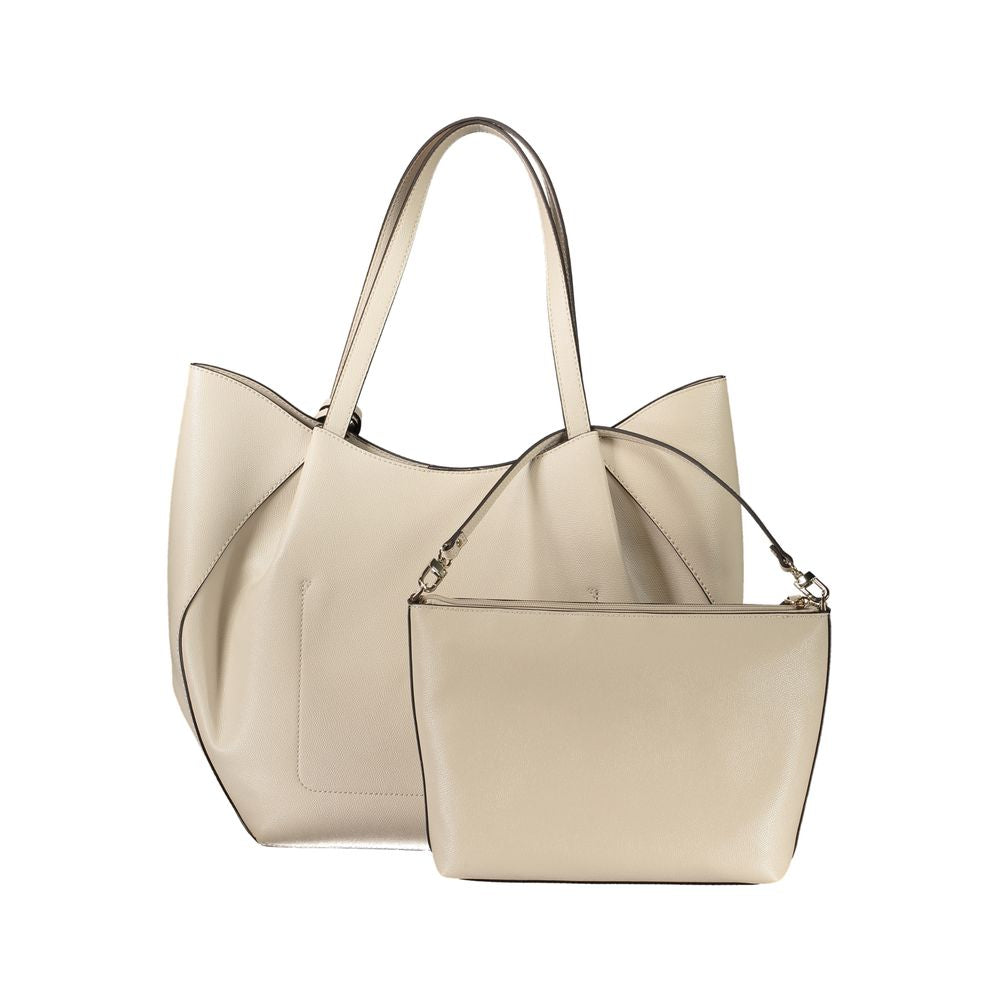 Guess Jeans Beige Polyethylene Handbag