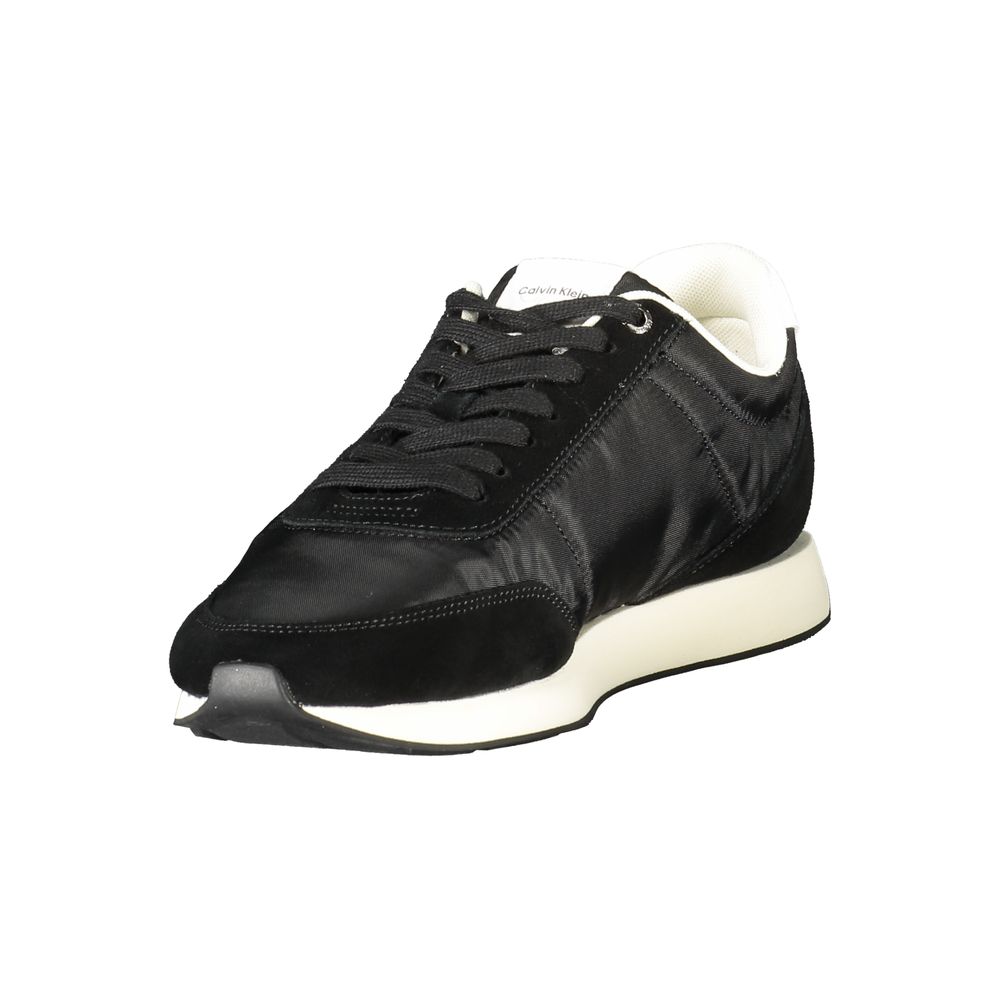 Calvin Klein Black Polyester Men Sneaker