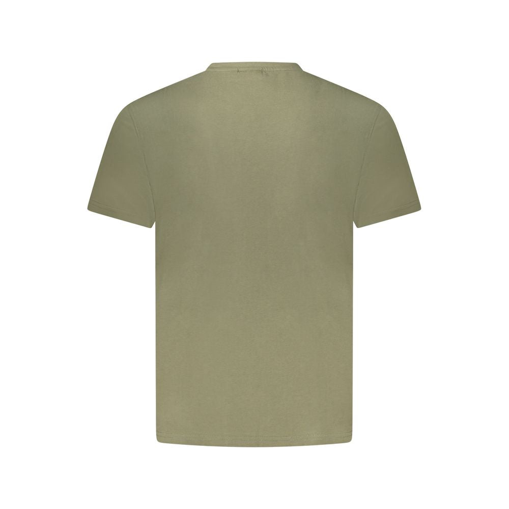 Napapijri Verde Cotton Men T-Shirt