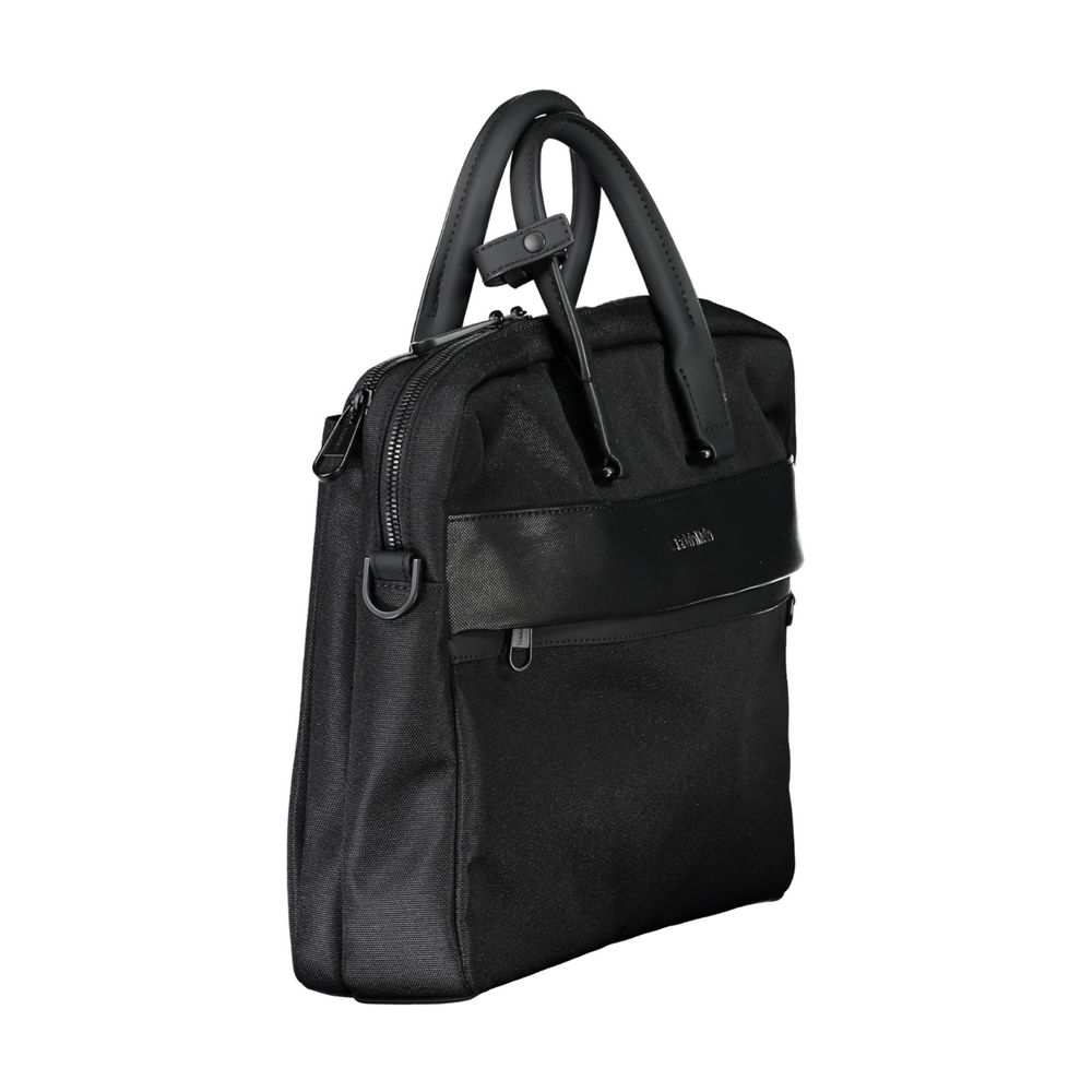 Calvin Klein Nero Polyester Men's Briefcase