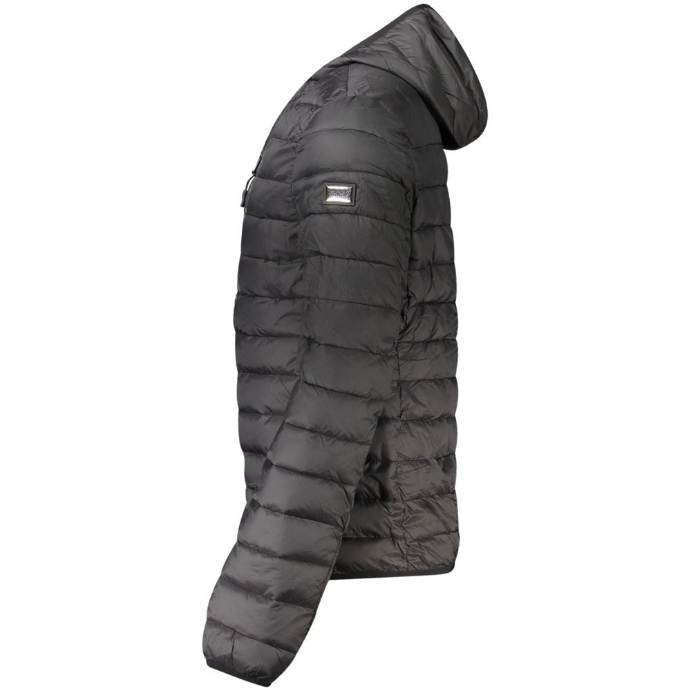 Cavalli Class Men's Hooded Jacket – Black