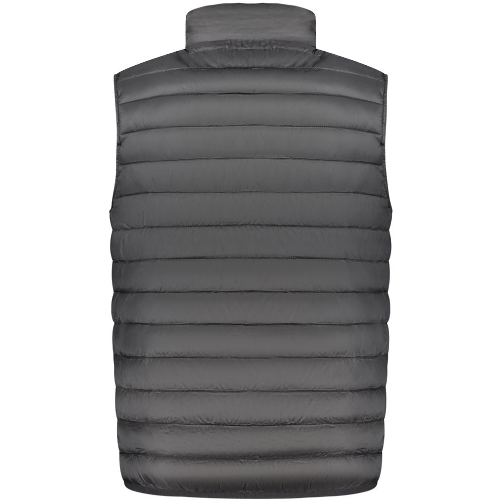 Cavalli Class Black Sleeveless Polyester Jacket