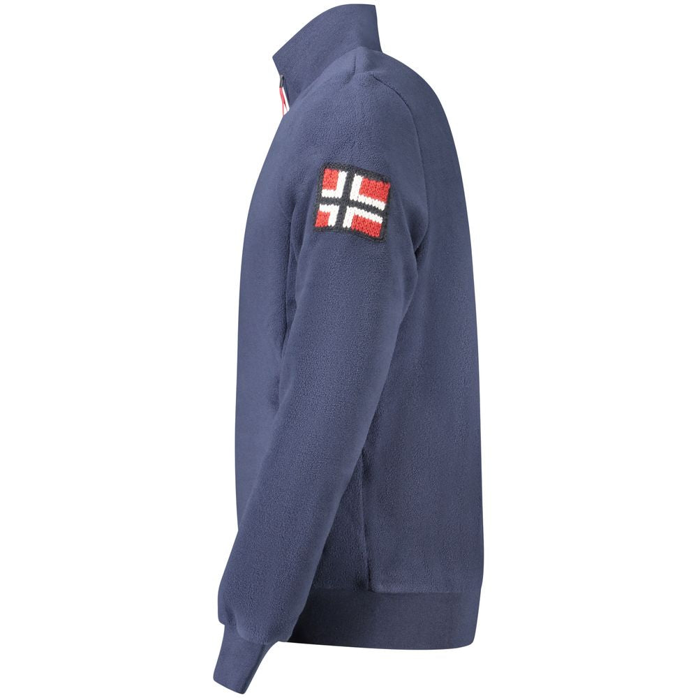 Norway 1963 Men's Zip Fleece Sweatshirt – Blue