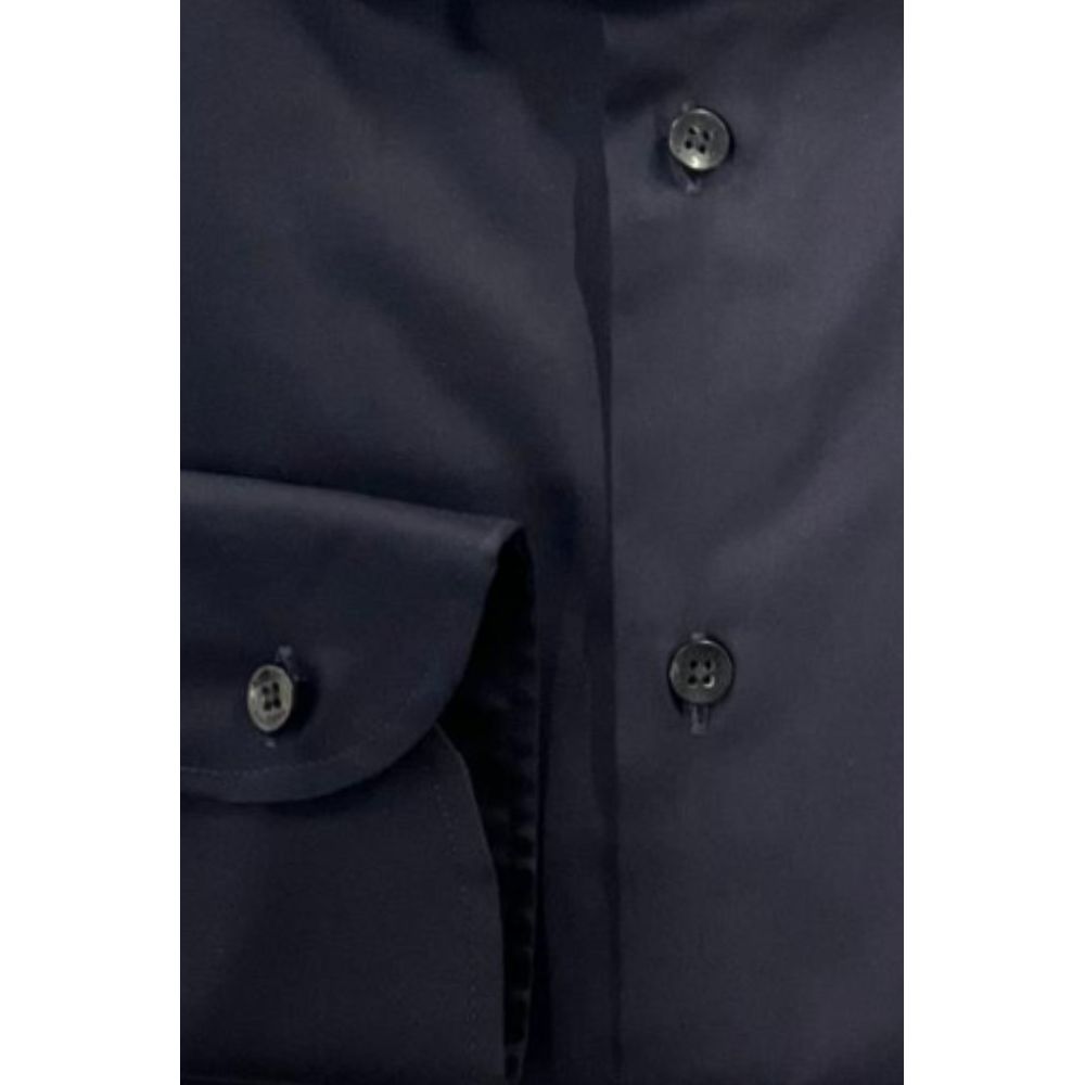 Baldinini Trend Black Cotton Men's Shirt