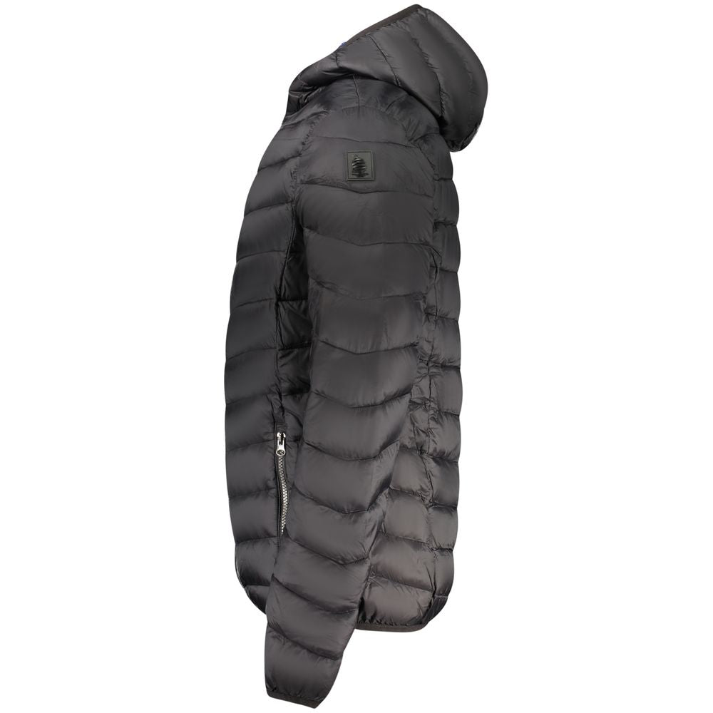Marina Yachting Black Polyamide Hooded Jacket